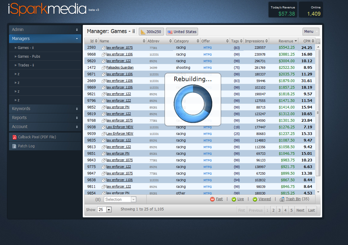 iSparkMedia / Advertising Platform