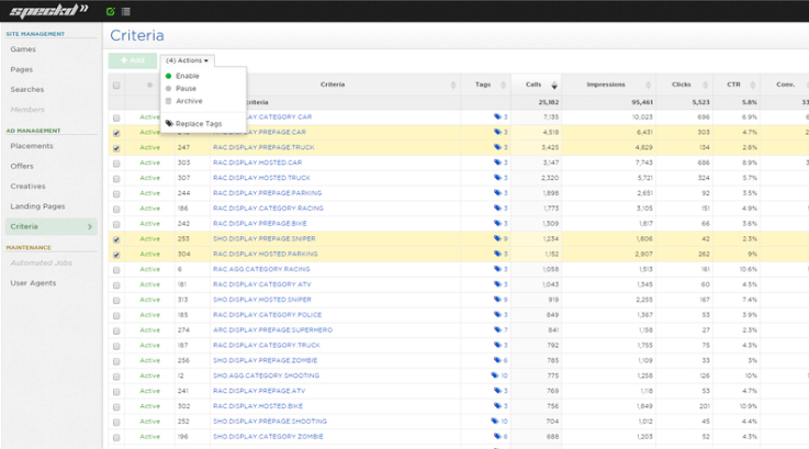 Speckd, Inc / Real-time Dashboard