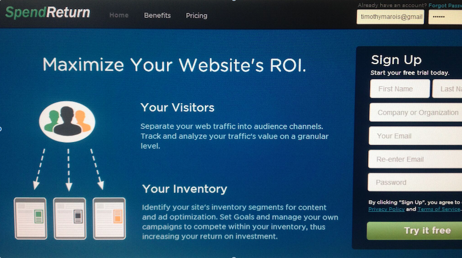 SpendReturn, Inc / Advertising Platform